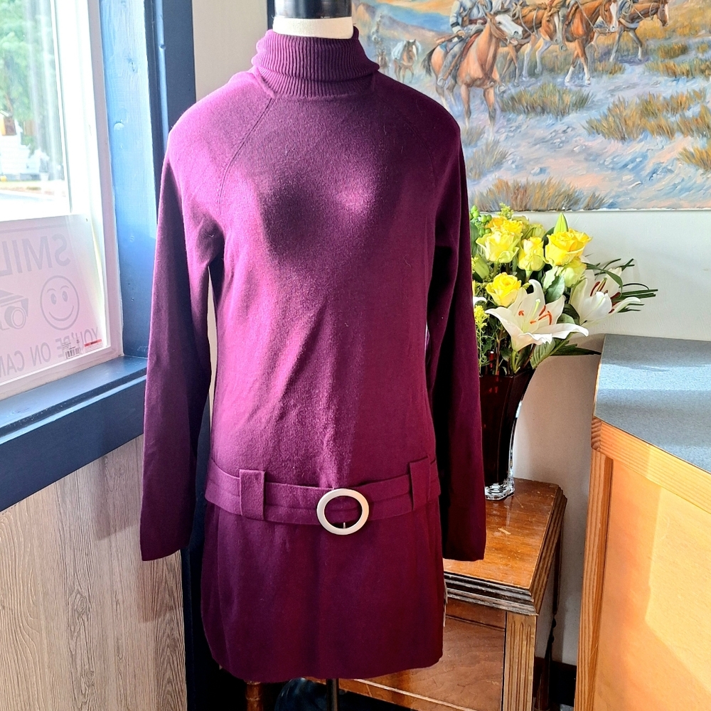 INC International Concepts "Huckleberry" Sweater Dress, Pet Large, St#1X403HB485